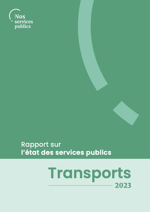 Rappirt sur l'état des servuces publics — Transports — 2023